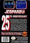 Jeopardy! 25th Anniversary Edition Box Art Back